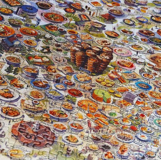 Come Makan Makan Puzzle Set (504 pieces)
