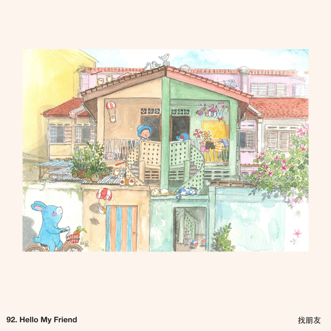 92. Hello My Friend Artwork
