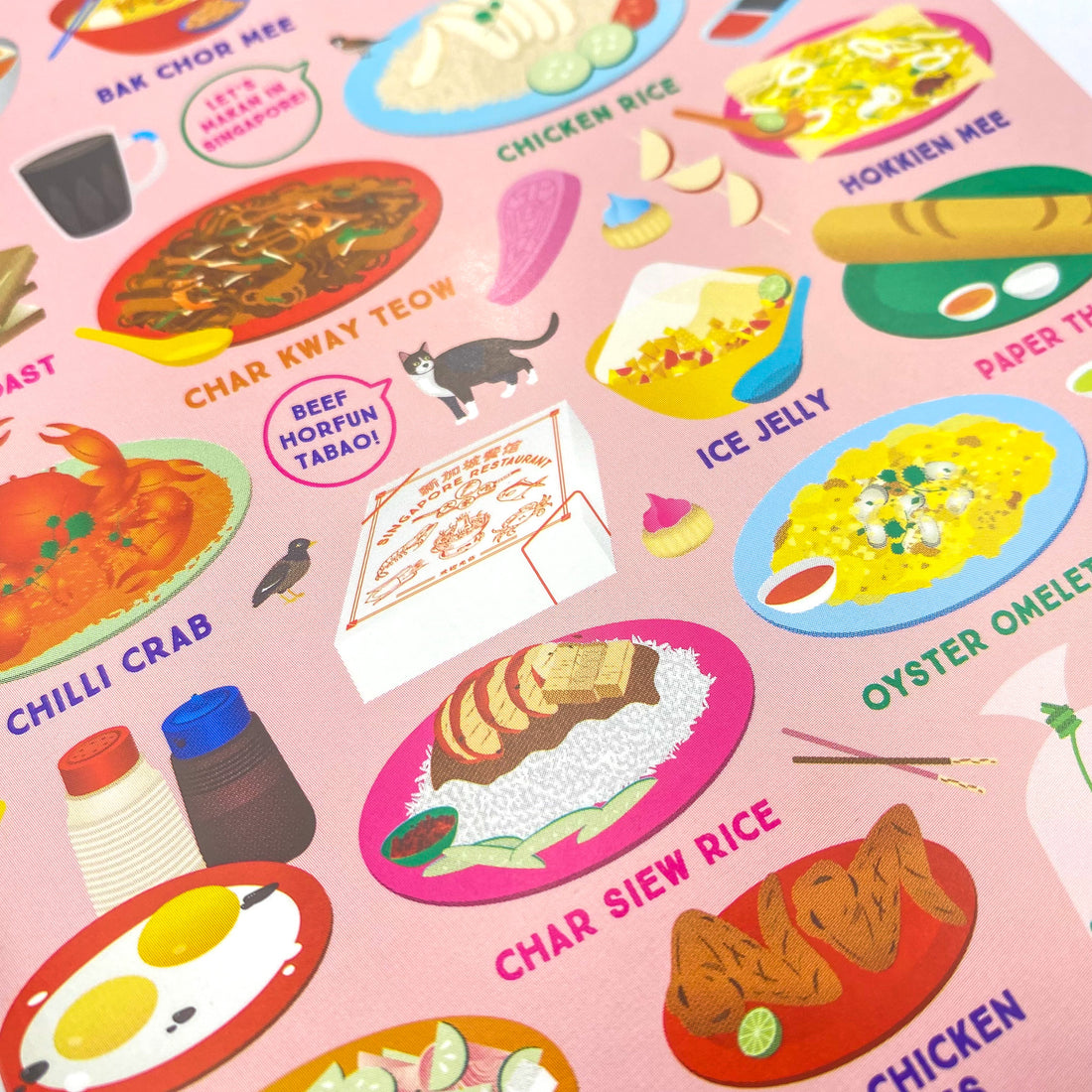 Let's Makan in Singapore Notebook - Pink