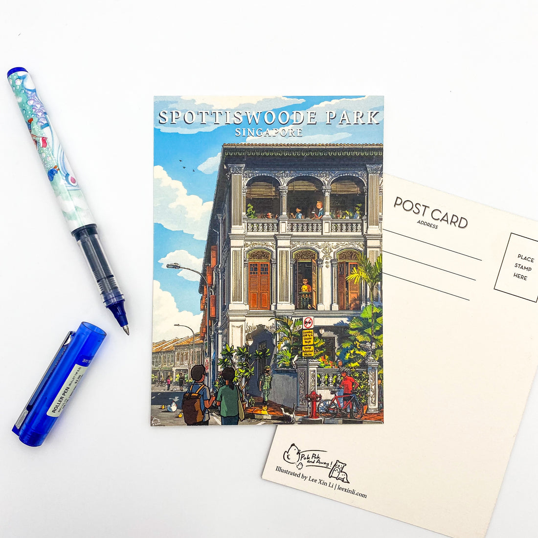 Lee Xin Li Singapore Street Series Postcards