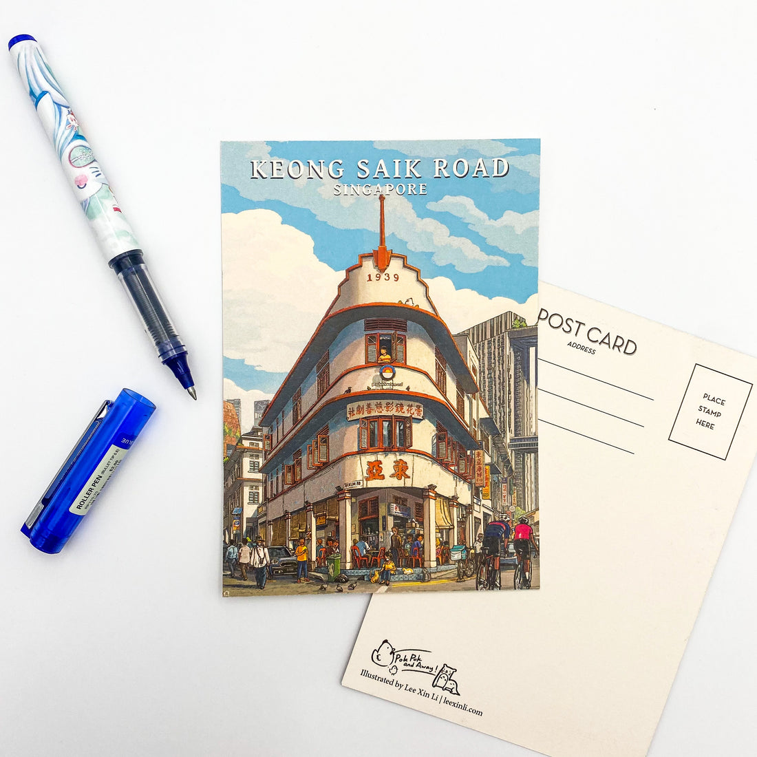 Lee Xin Li Singapore Street Series Postcards