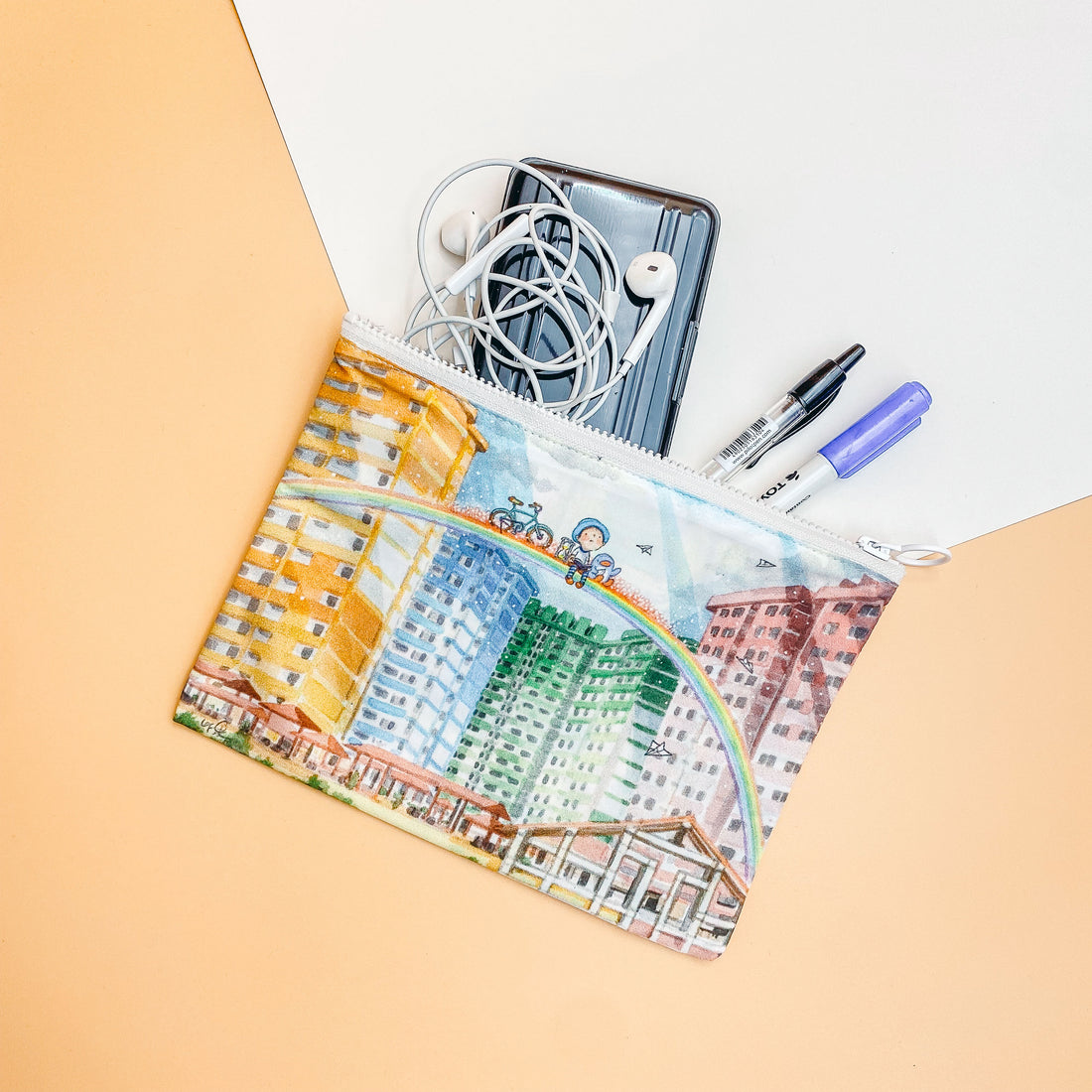 Ah Guo Zipper Pouch