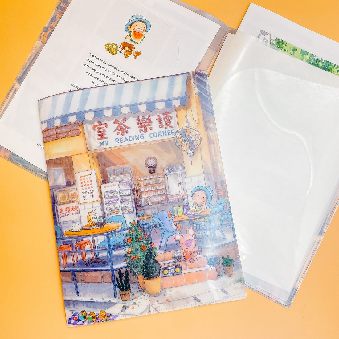 Ah Guo 6 Pockets File