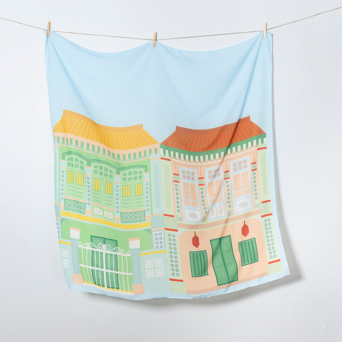 Two Shophouses Scarf
