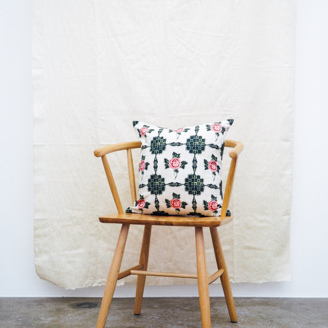 Peranakan Tile Cushion Cover