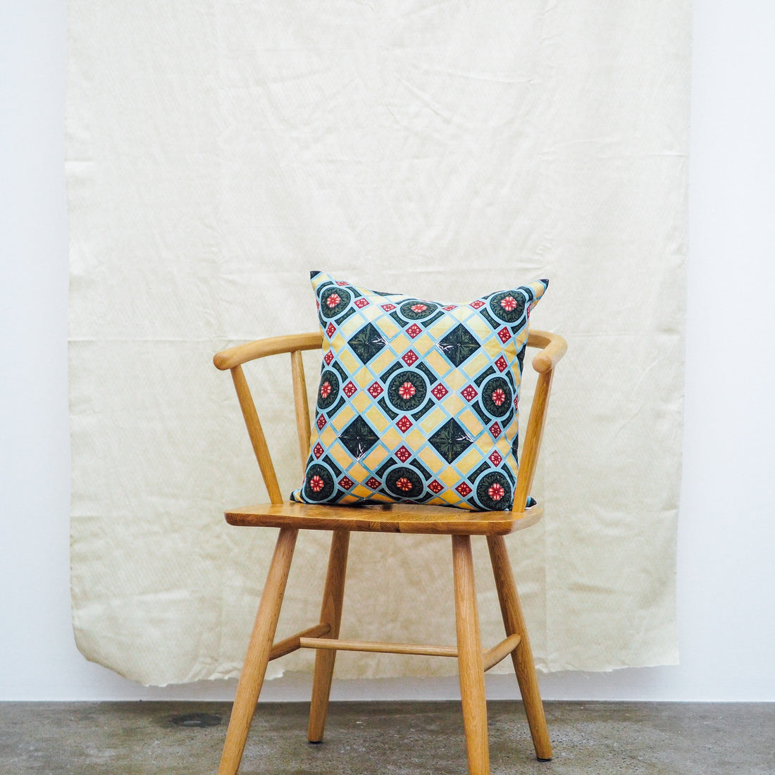 Peranakan Tile Cushion Cover