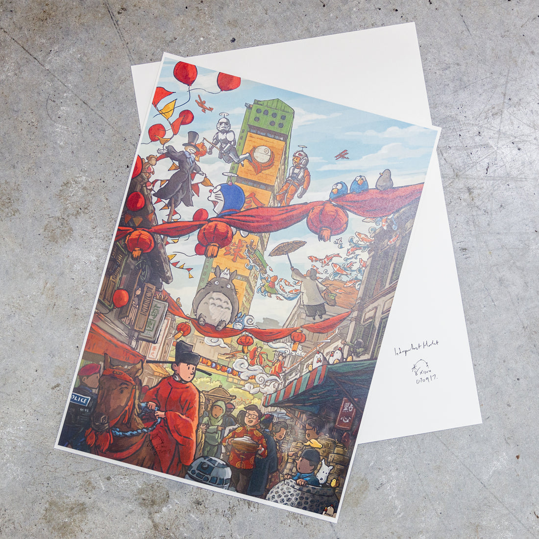 Lee Xin Li Singapore Street Series Postcards