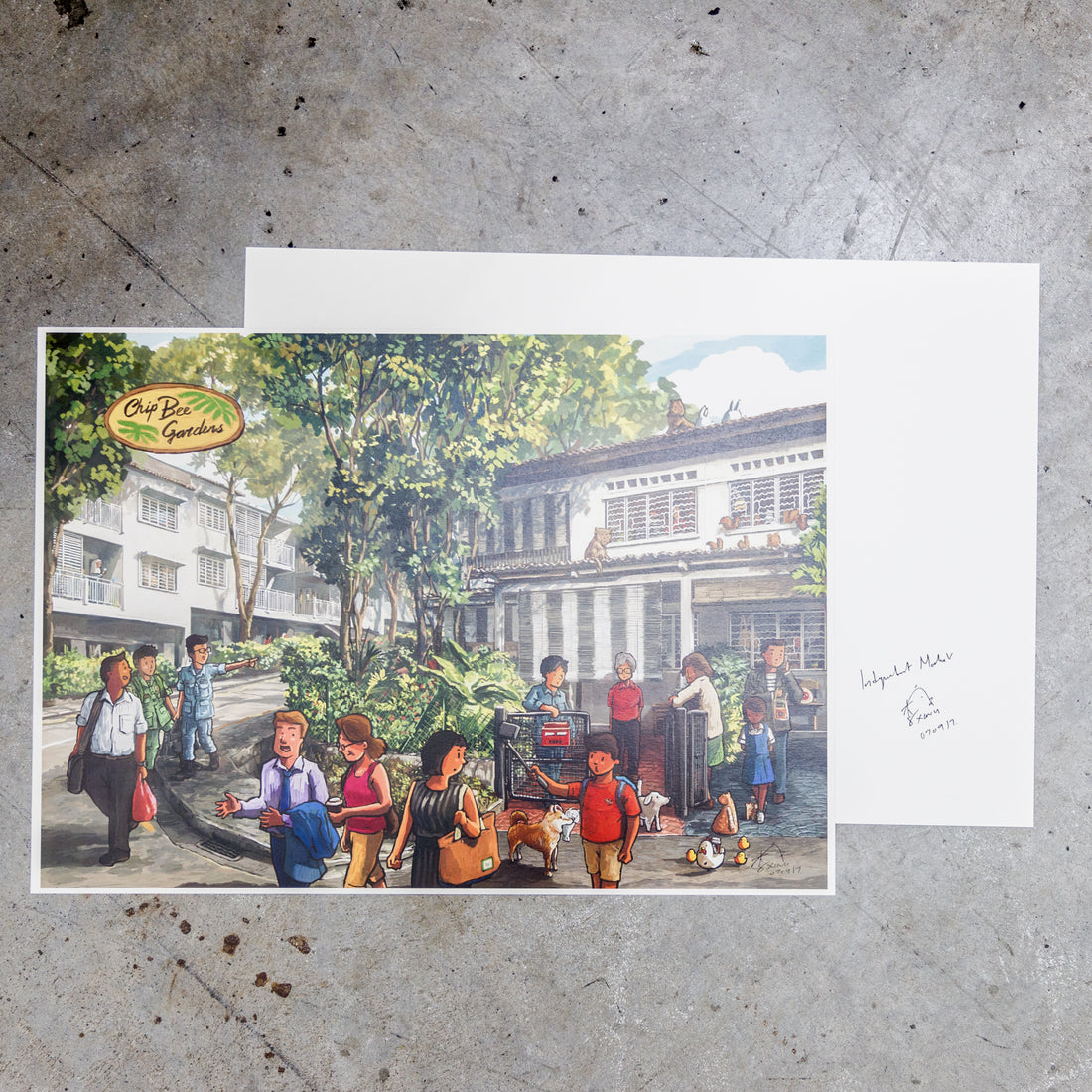 Lee Xin Li Singapore Street Series Postcards