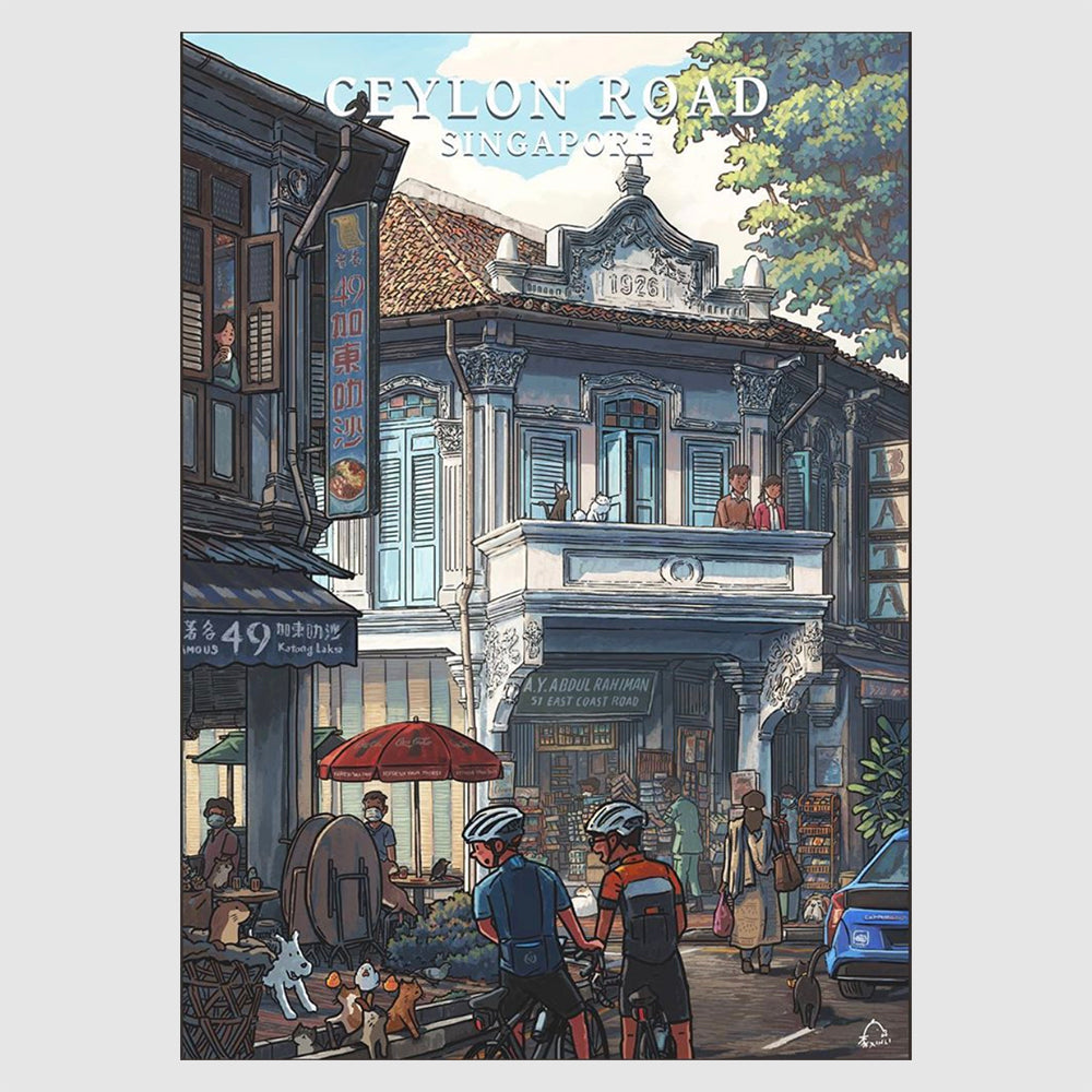 Lee Xin Li Singapore Street Series Postcards